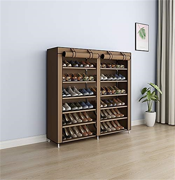 Shoe rack with cover
